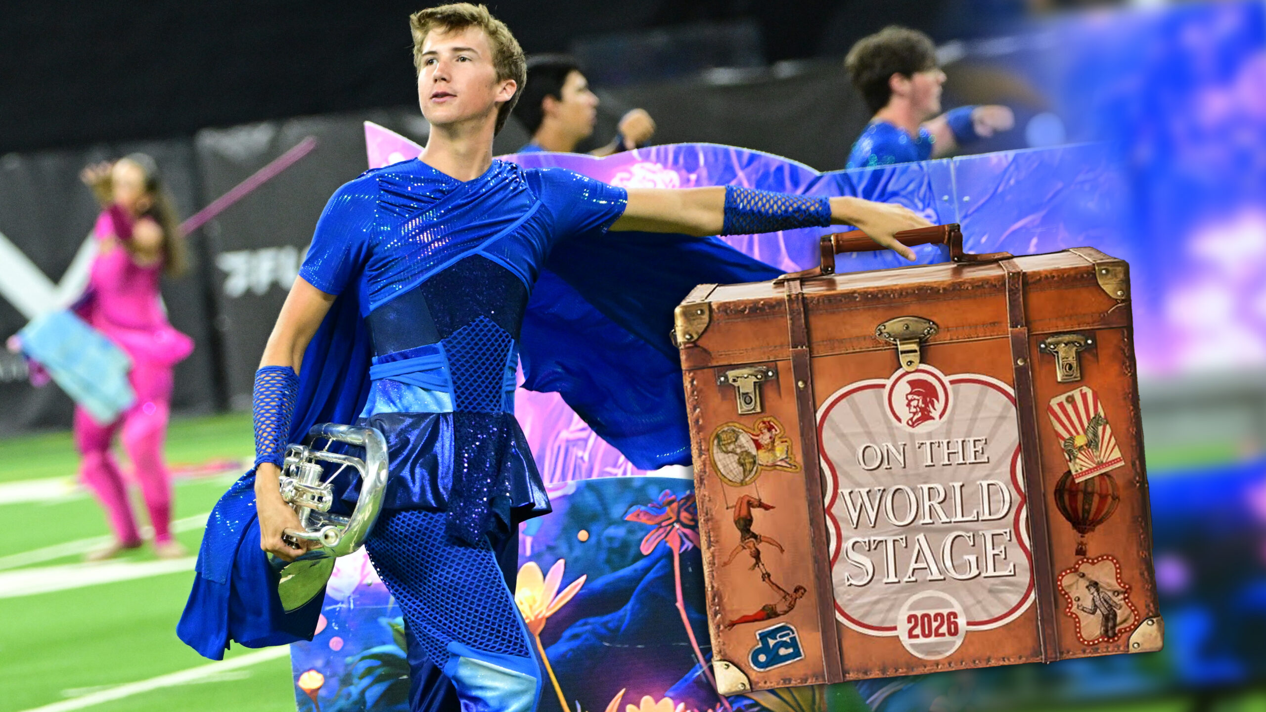 Spartans bring carnival-inspired spectacle, “On the World Stage,” to 2026 World Class debut