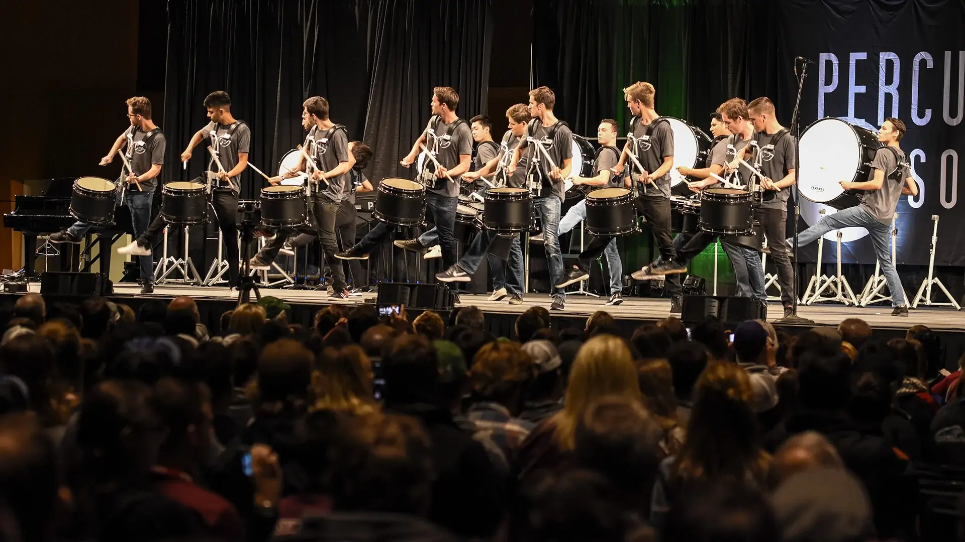 Blue Devils drum line reunites at PASIC 2017