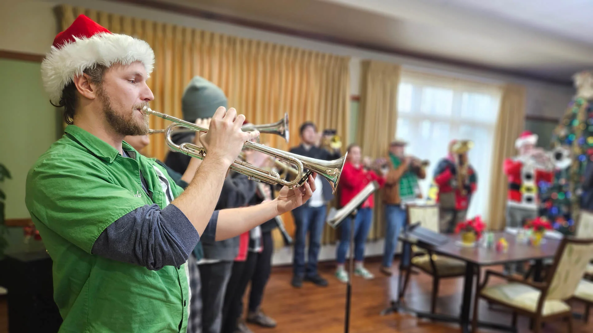 Govenaires members visited four assisted living locations