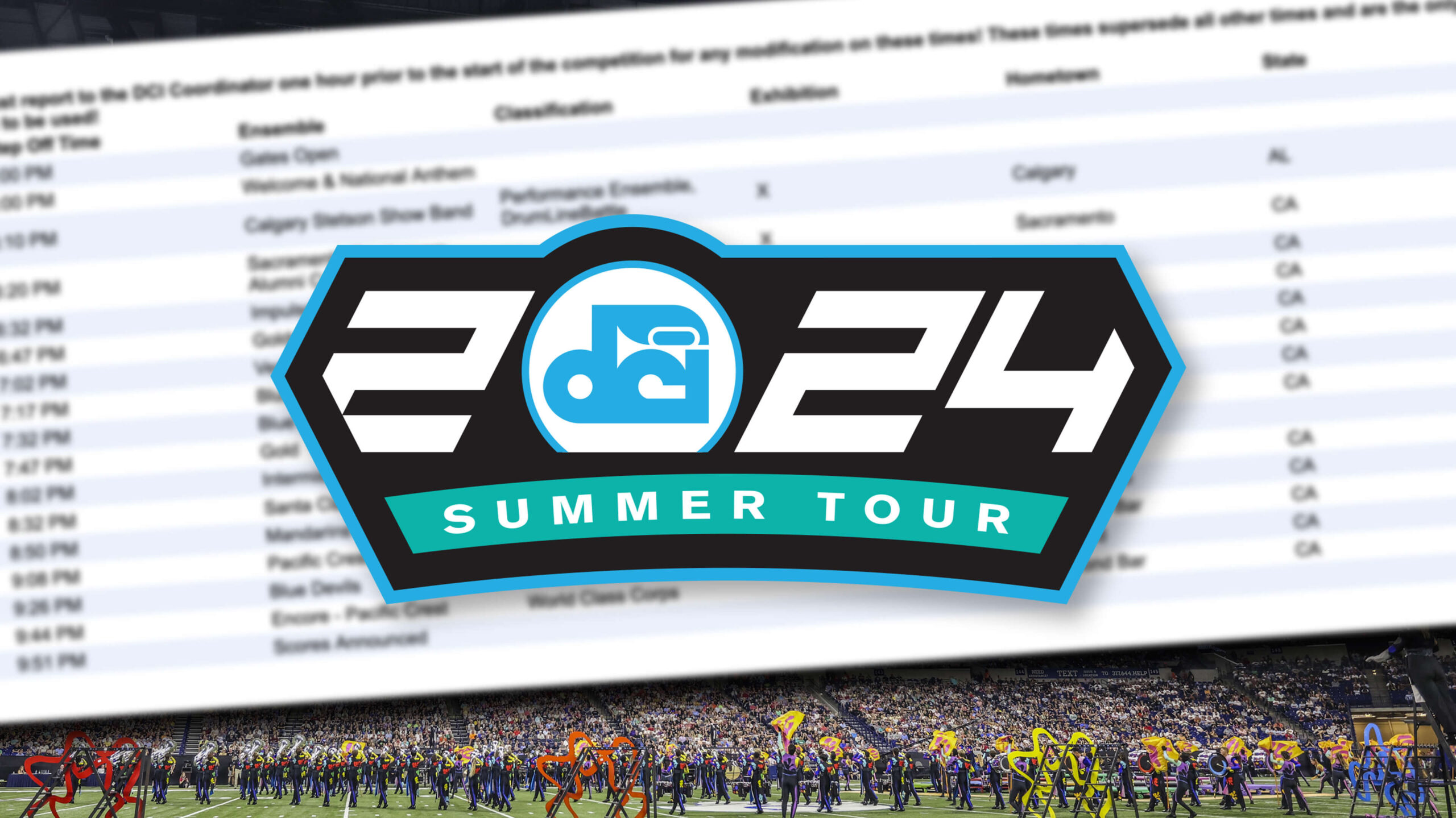 EXPLAINER: How performance order is set for 2024 DCI Tour