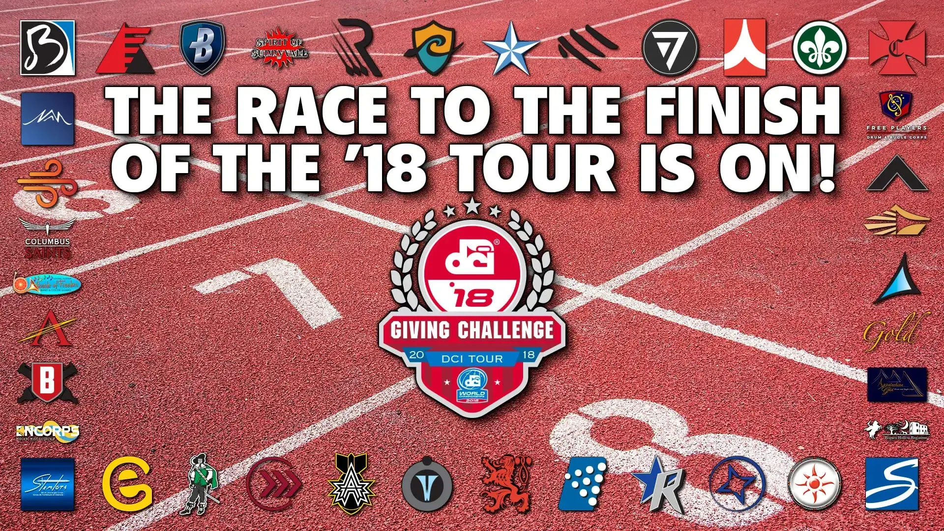 Corps will race to the end of 2018 with the fourth-annual DCI Giving Challenge