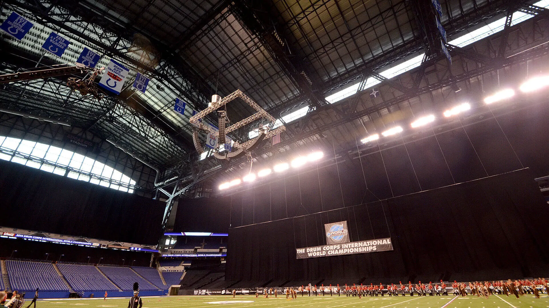 Anticipated storms will keep Lucas Oil Stadium roof closed