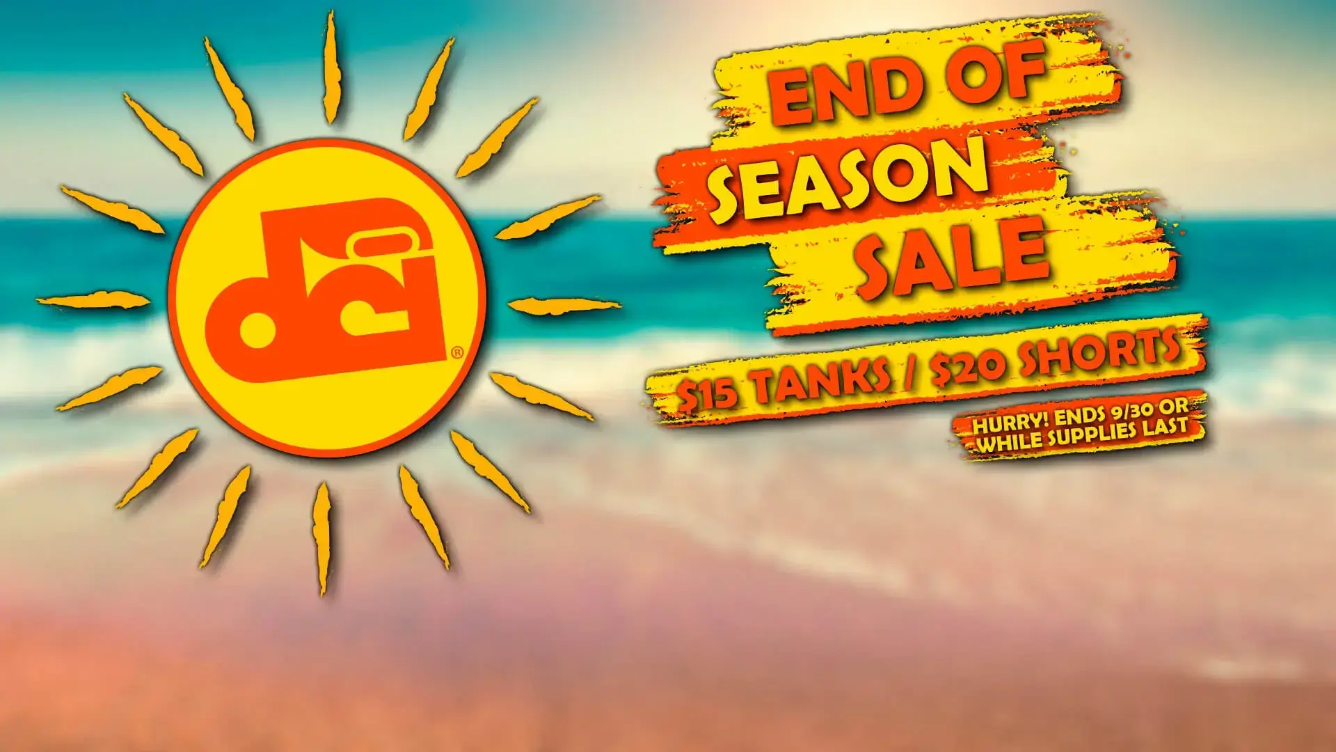 End of season sale