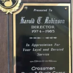 DCI Remembering founding Crossmen director Harold Robinson