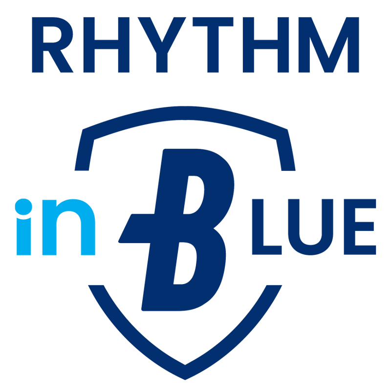 Rhythm IN BLUE logo